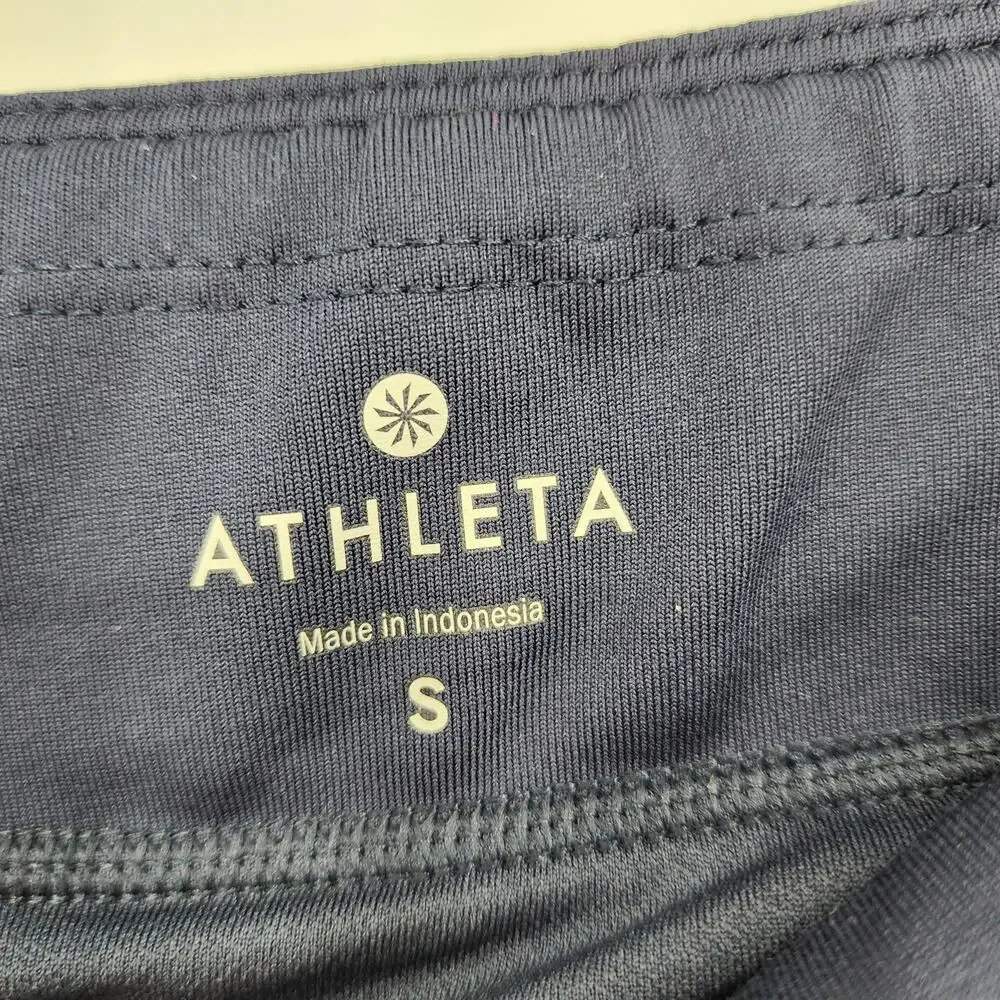 Athleta Women's Athletic Track This Run Hike Casual Shorts Navy Size Small